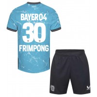 Maglie da calcio Bayer Leverkusen Jeremie Frimpong #30 Terza Maglia Bambino 2023-24 Manica Corta (+ Pantaloni corti)